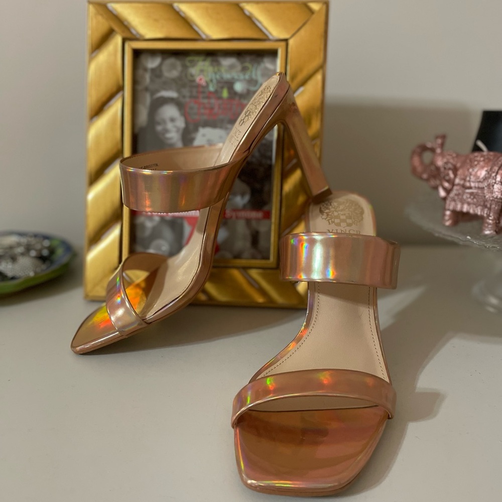 Vince Camuto Iridescent Heeled Sandals
